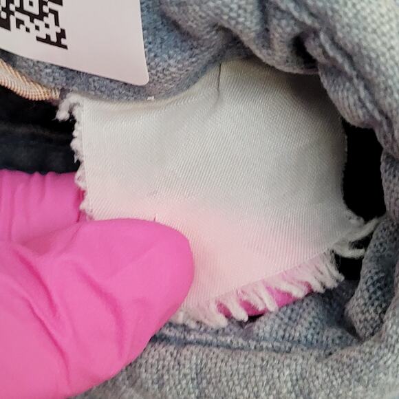 Vintage Winter-Run Button Shirt XL 23x27 Faded Blue Bleached - Picture 9 of 11